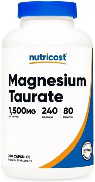 Magnesium Taurate, 240 capsule, Nutricost