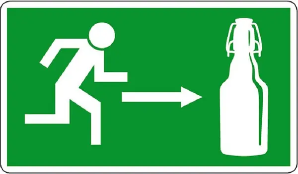 Magnet de frigider Gespaensterwald - Semn amuzant