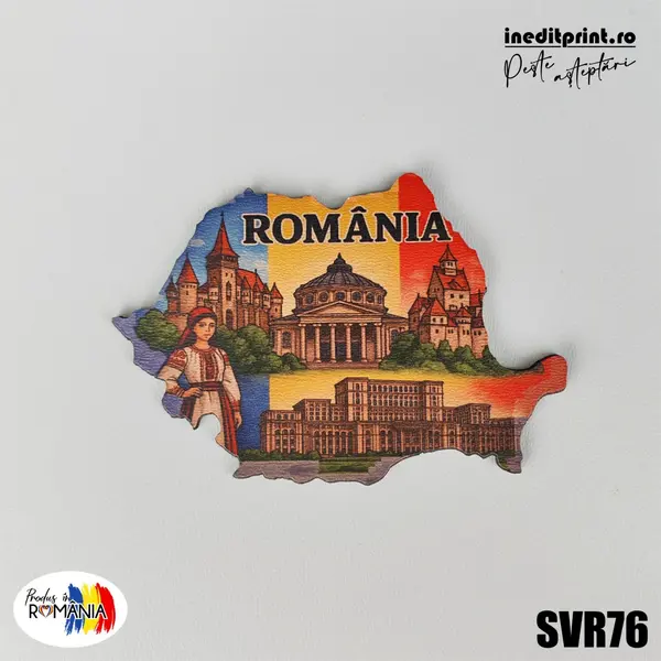 Magnet de frigider Romania SVR76