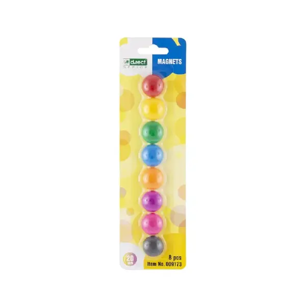 Magneti 20 mm 8/set D.Rect Magneti 20 mm 8/set D.Rect