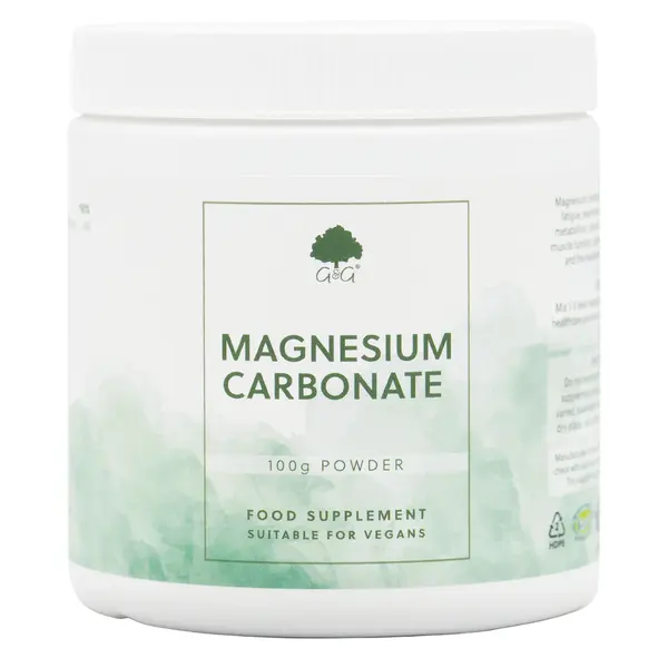 Magneziu (Carbonat) - 100g pulbere - Default Title