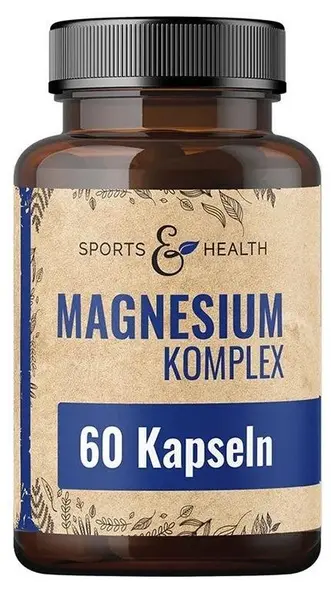 Magneziu + Vitamina B6, 60 capsule, Sports & Health Solutions