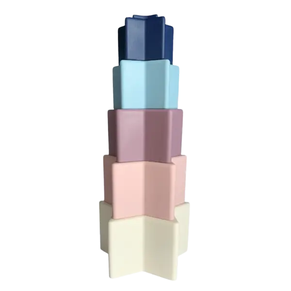 Magni Siliconee Stacking Tower W. Star Shaped Boxes (5548)