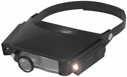 Magnifying lamp with lightning (helmet) HELMETMAGNLED CT-7102