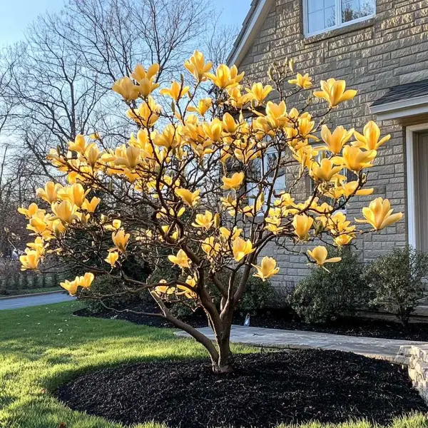 Magnolie Galbenă – Arbore Ornamental cu Flori Spectaculoase