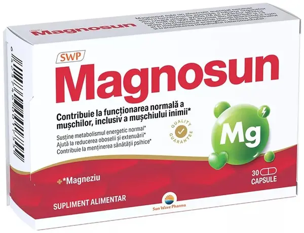 Magnosun, 30 capsule , Sun Wave Pharma