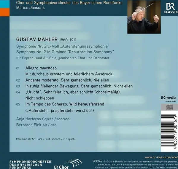 Mahler: Symphonie Nr. 2 | Gustav Mahler, Chor des Bayerischen Rundfunks, Mariss Jansons