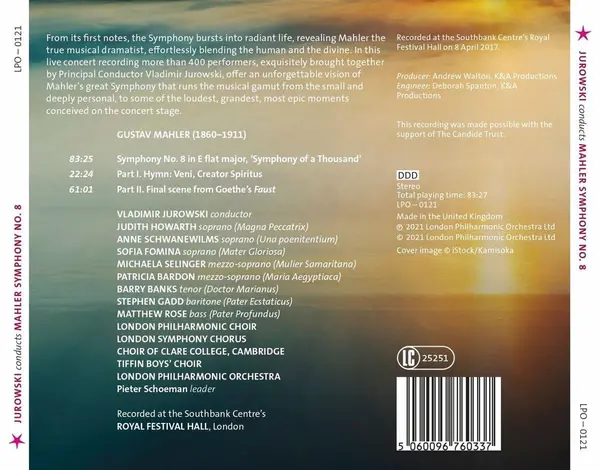 Mahler: Symphony No.8 'Symphony of a Thousand' | Gustav Mahler, London Philharmonic Orchestra, Vladimir Jurowski