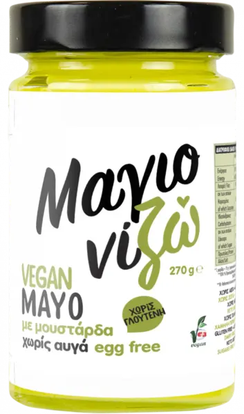 Maioneza vegana cu mustar, fara gluten 270g