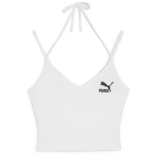 Maiou femei Puma Classics Ribbed Crop Top 62425502