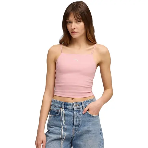 Maiou femei Puma Wardrobe Ess Ribbed Tank Top 62977126