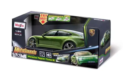 MAISTO MOTOSOUNDS Masina Porsche Taycan Turbo S 1:24