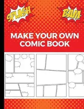 Make Your Own Comic Book: Art and Drawing Comic Strips, Great Gift for Creative Kids - Red, Paperback/Uncle Amon