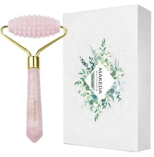 Makeda Botanics Rolă de față în relief, cuarț roz