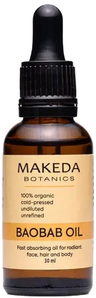 Makeda Botanics Ulei de bază de baobab, 30 ml