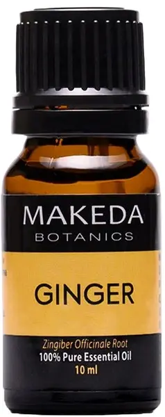 Makeda Botanics Ulei esențial de ghimbir, grad terapeutic, 10 ml
