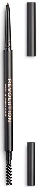 Makeup Revolution Creion pentru sprâncene cu pensulă Precise, Light Brown