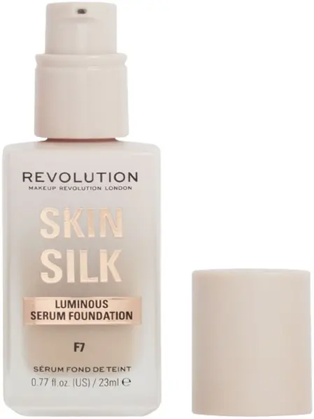 Makeup Revolution fond de ten -ser Skin Silk, F7, 23 ml