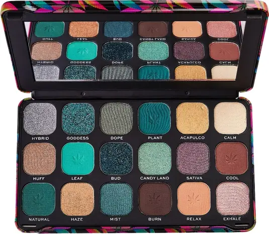 Makeup Revolution Forever Flawless - Paletă de farduri Chilled, 18 culori