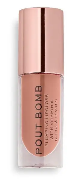 Makeup Revolution Pout Bomb gloss pentru volum, Candy Pink, 4.6 ml