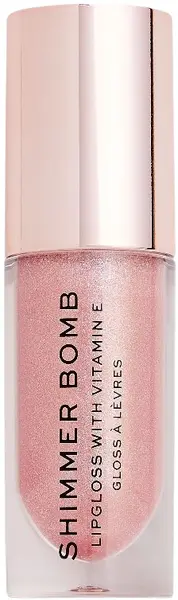 Makeup Revolution Pout Bomb Luciu de volum Shimmer Bomb Glimmer Nude, 4.6 ml