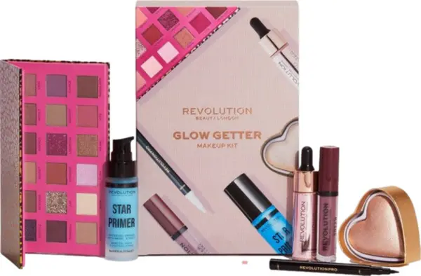 Makeup Revolution Set de machiaj Glow Getter, 6 piese