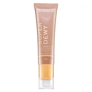 Makeup Revolution Super Dewy Skin Tint Moisturizer - Tan emulsii tonice și hidratante 55 ml