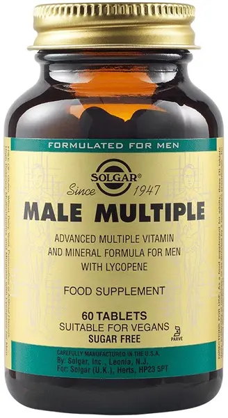 Male Multiple, 60 tablete, Solgar