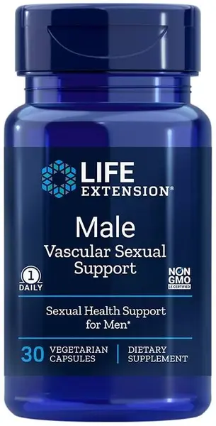 Male Vascual Sexual Support, 30 capsule vege, Life Extension