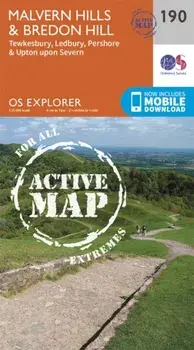 Malvern Hills and Bredon Hill. September 2015 ed, Sheet Map/Ordnance Survey
