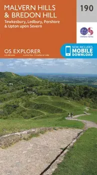Malvern Hills and Bredon Hill. September 2015 ed, Sheet Map/Ordnance Survey