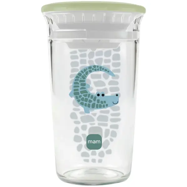 MAM Easy to Drink Cup cană etanșă Green 8m+ 290 ml