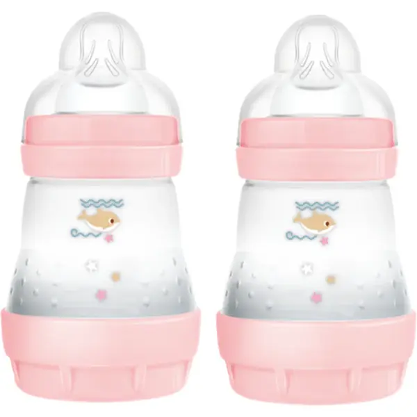 MAM Perfect Star Anti-colic Bottle biberon anticolici 0m+ Pink 2x160 ml