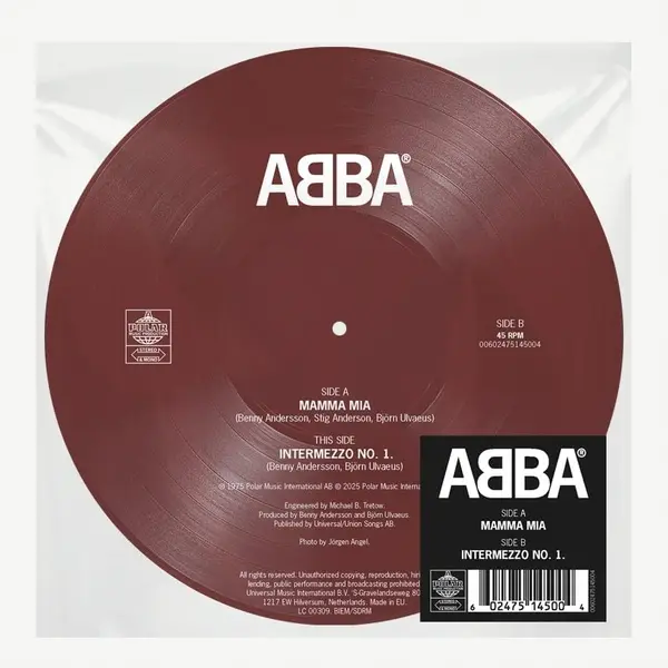 Mamma Mia (Picture Vinyl 7", 45 RPM) | ABBA
