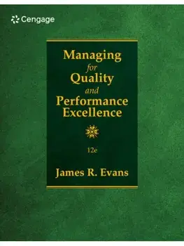 Managing for Quality and Performance Excellence. 12 ed, Paperback/***