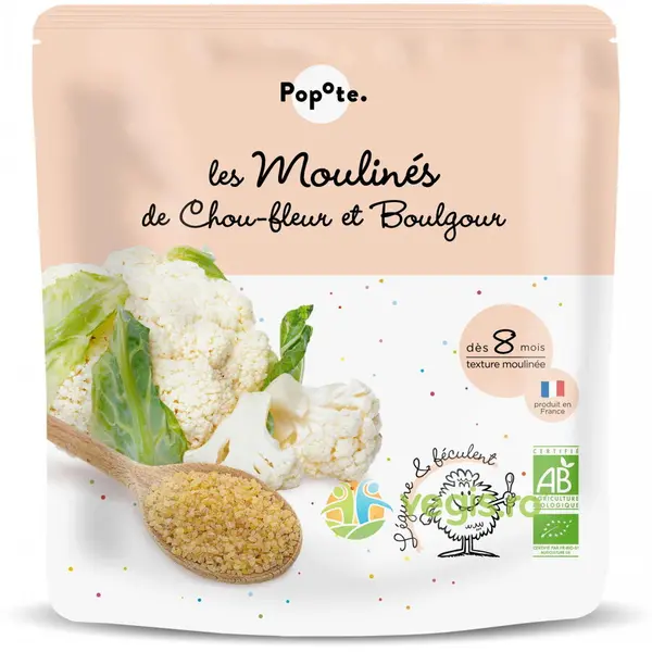 Mancare cu 63% Conopida si Bulgur +8 Luni Ecologica/Bio 180g