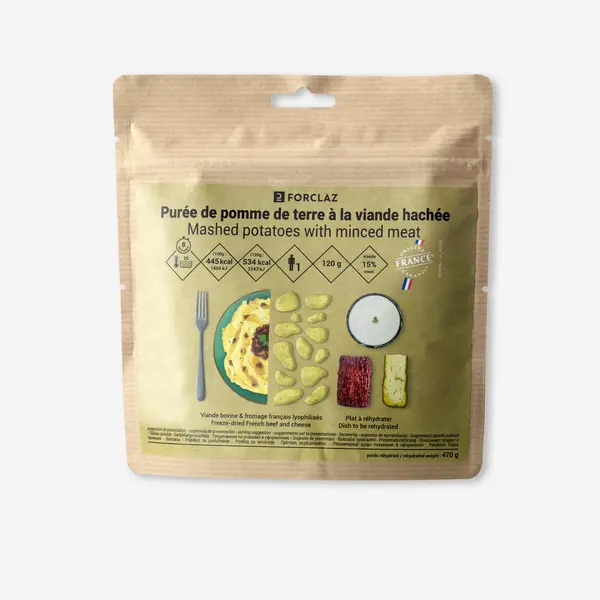 Mâncare deshidratată Piure de cartofi cu carne tocată 120 g