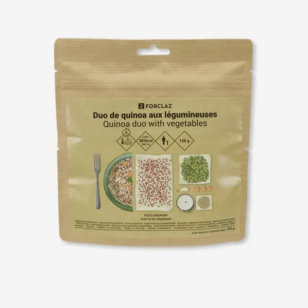 Mâncare Deshidratată Vegetariană - Duo de quinoa cu leguminoase 120 g