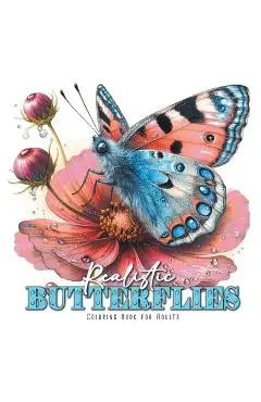 Mandala Butterflies Coloring Book for Adults: realistic Butterflies Coloring Book for AdultsButterflies Coloring Book Flowers - Monsoon Publishing