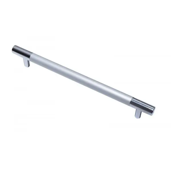 Maner Cilindric Model Cr-Sat, 320 mm, Finisaj Aluminiu/Crom Lucios