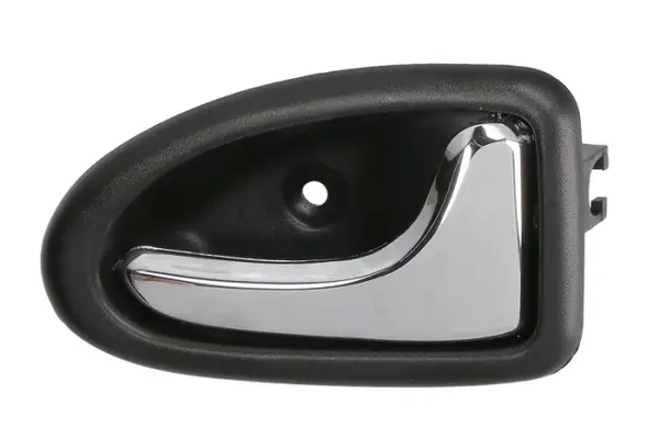 Maner usa fata dreapta interior, negru crom potrivit OPEL VIVARO A; RENAULT CLIO II Ph I, CLIO II Ph II, MEGANE I, SCENIC I, TRAFIC II 01.96-08.14