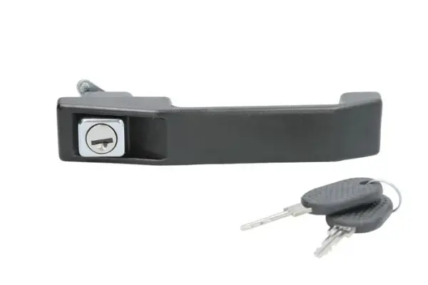 Maner usa fata spate dreapta, exterior, cu chei, negru CITROEN C25; FIAT DUCATO, DUCATO PANORAMA, TALENTO; PEUGEOT J5 1982-1994