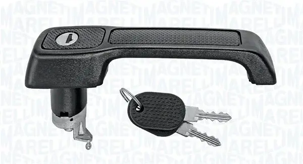 Maner usa fata stanga exterior, cu locas incuietoare, cu incuietoare, negru FIAT UNO intre 1988-2006