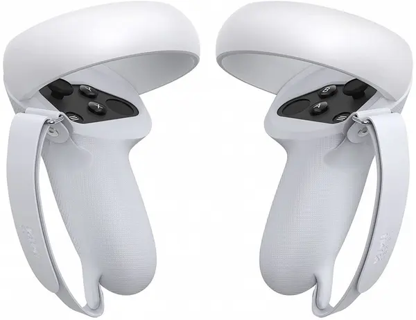 Mânere pentru controller Kiwi Design - Oculus Quest 2, albe