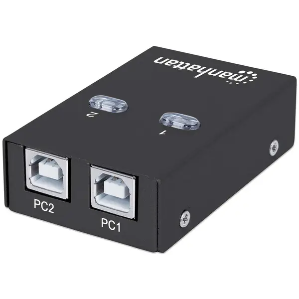 MANHATTAN Splitter Manhattan - automat USB 2.0, 2 PC / 1 periferic, 162005