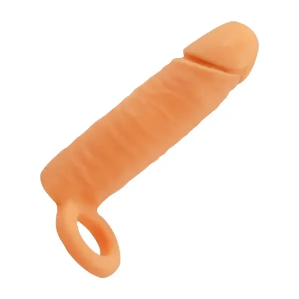 Manșon pentru penis ADDICTED TOYS Extend Your Penis Length, pentru extensia și îngroșarea penisului, 16 cm, culoarea pielii