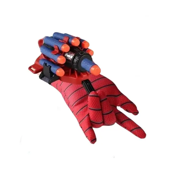 Manusa lansator cu 7 ventuze din burete SpiderMan DEPOX , rosu