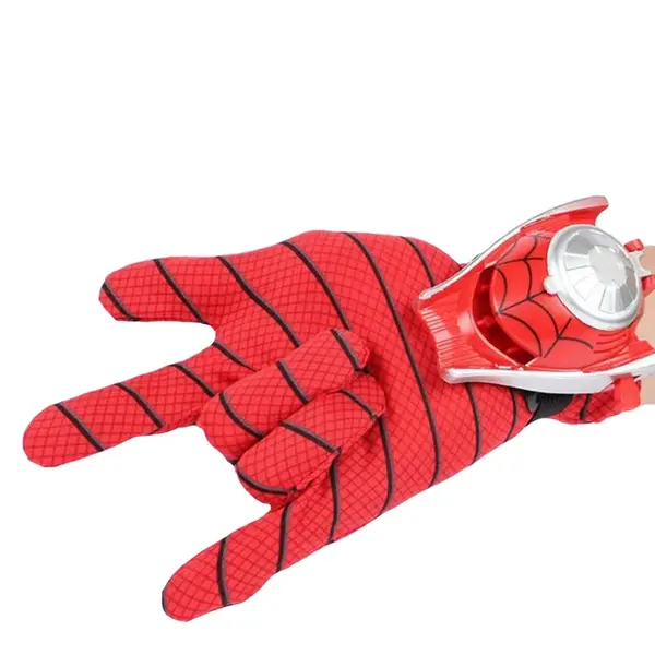 Manusa Spiderman DEPOX pentru copii, cu discuri, Power Spider, marime universala, rosu
