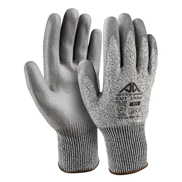 Mănuși anti-tăiere C palmă imersată PU gri Active Gear Mănuși anti-tăiere C palmă imersată PU gri Active Gear marimea 11