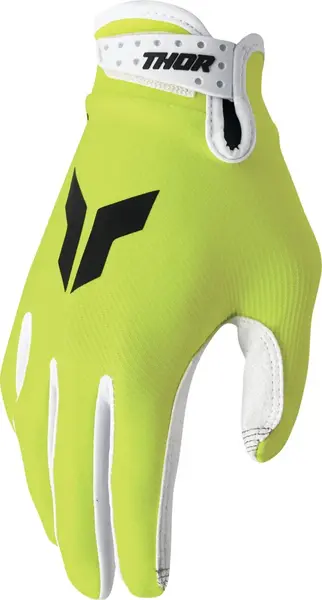 Manusi atv cross Thor Launchmode Acid, culoare verde alb, marime 2XL